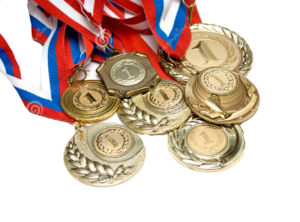 conjunto de medallas